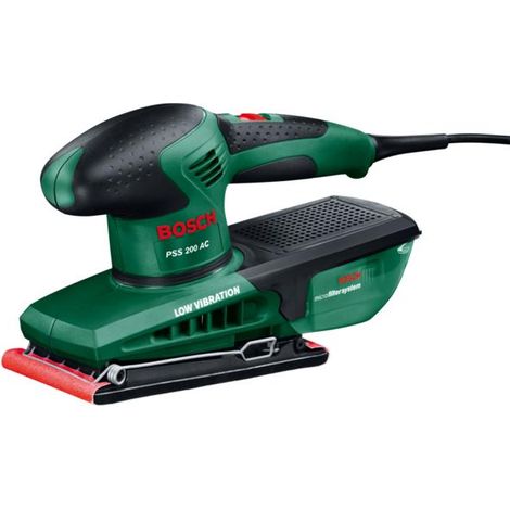 Bosch – Ponceuse orbitale 200W – Plateau 92x182mm – 24000 osc/min – Pour bois, métal et plâtre – Moteur léger anti-vibration (1/10)