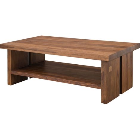 Couchtisch Sheesham 130x70x45 noble unique lackiert SYDNEY 121