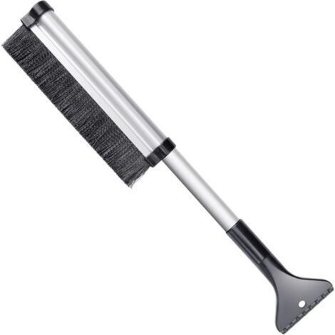 Brosse à neige et grattoir à glace extensible de 24 pouces pour voitures, camions, fourgonnettes et VUS. Rétractable de 24 à 17 pouces pour un rangement facile. (1/5)