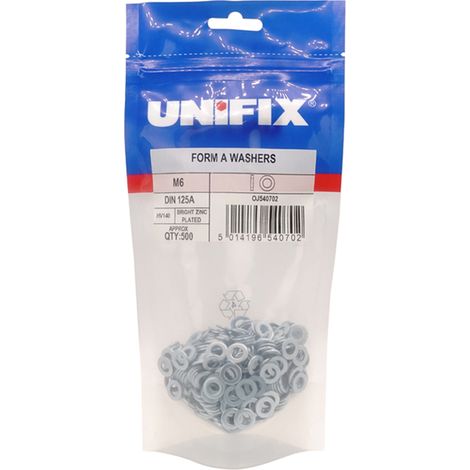 Unifix Form A Washers DIN 125A HV140 BZP - M20 (21.0) - Box of 250