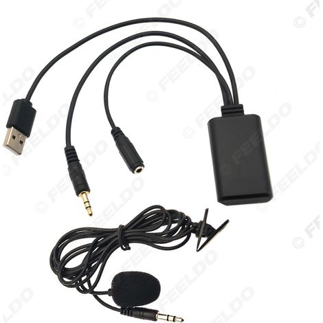 Compatible avec les récepteurs audio Bluetooth sans fil dotés d'une entrée AUX-IN 3,5 mm, les adaptateurs de câble AUX pour voiture et les kits mains libres.
