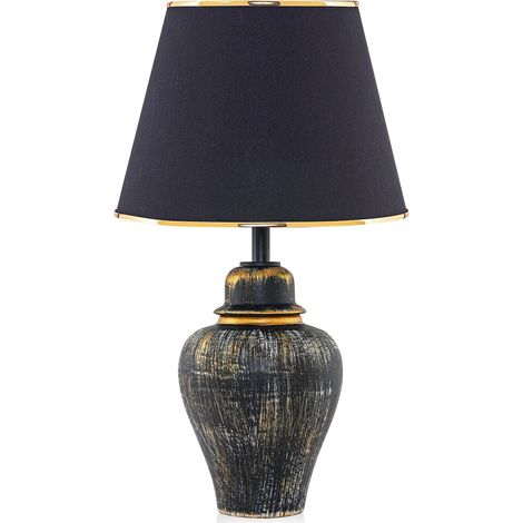 Lampada da tavolo, lampada da comodino, luce da soggiorno Lamp Gold Nero (1/5)