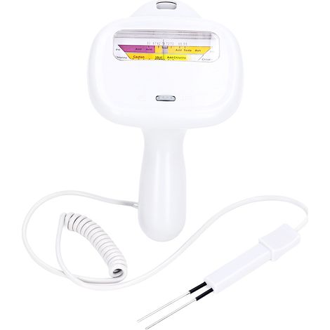 PC 102 2-in-1 Chlor- und pH-Tester für Schwimmbäder und Spas: Tragbares Chlormessgerät und Wasserqualitätsanalysator. (1/5)