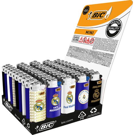 Briquet Mini, à Pierre, Real Madrid Cf I, Motifs Variés