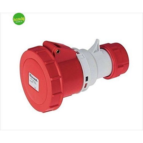 Presa dritta industriale Elettrocanali 3 poli + terra 16 a 380 v ip67