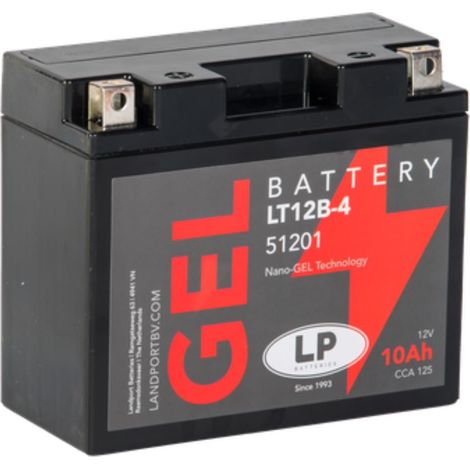 Batterie 12V 10Ah für Motorrad Startbatterie MG LT12B-4