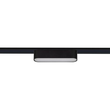 LED-Linearstrahler Magnetschiene 25mm SuperSlim 6W 48V Schwarz 222mm 2700K Warmweiß
