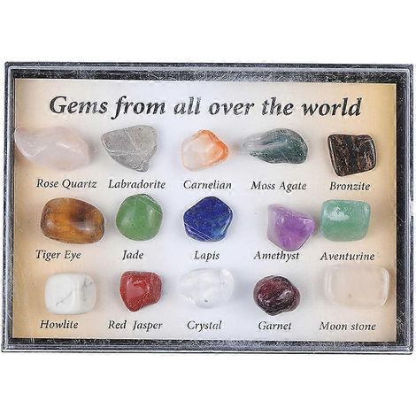 Farben Naturstein-Kollektion Set Box Steinprobe für Kunstsammlung