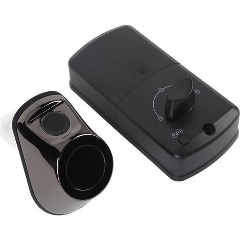 Serrure d'entrée de porte intelligente, pour application Tuya, capteur biométrique, clé disponible, empreinte digitale, épaisseur 35mm-50mm, bois (1/5)