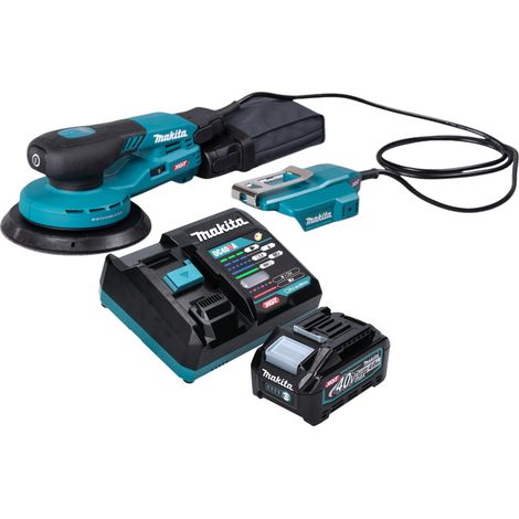 Makita BO 004 CGM101 Ponceuse excentrique sans fil 40 V max. 150 mm 3,0 mm course Brushless + 1x batterie 4,0 Ah + chargeur (1/5)