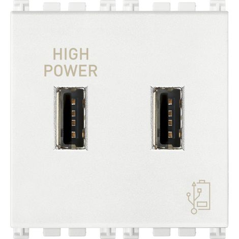 VIMAR – 19295.B USB-Netzteil 5V 2,1A 2M Weiß