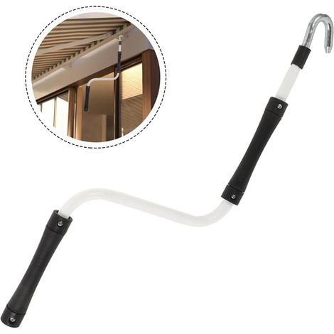 Store enrouleur extérieur/intérieur à manivelle de 52 cm (système à manivelle/sans fil) (1/5)