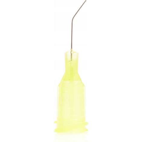 Aguja dispensadora de flux 32G (doblada)