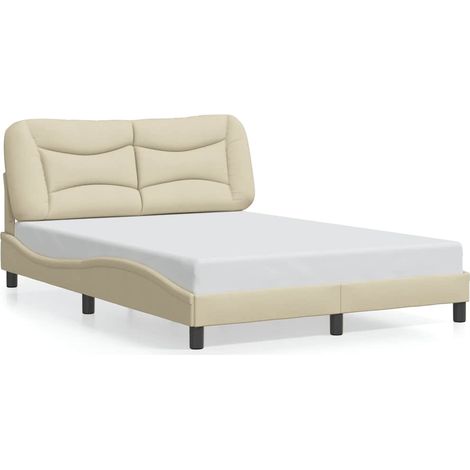 Maison Exclusive - Giroletto senza Materasso Hvar Crema 140x200 cm in Tessuto (1/5)