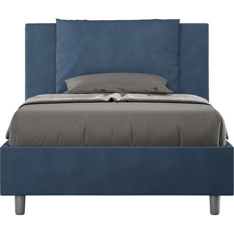 Letto 1 Piazza e Mezzo 120x190 cm Senza Rete Antea Blu (1/5)