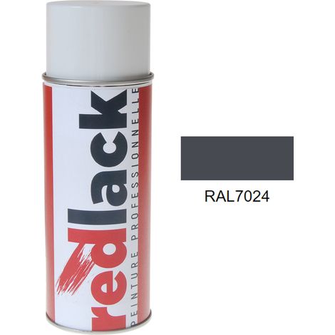 Bomboletta di Vernice spray 400ml – RAL 7024 – Grigio grafite – opaca – multisupporto – Redlack