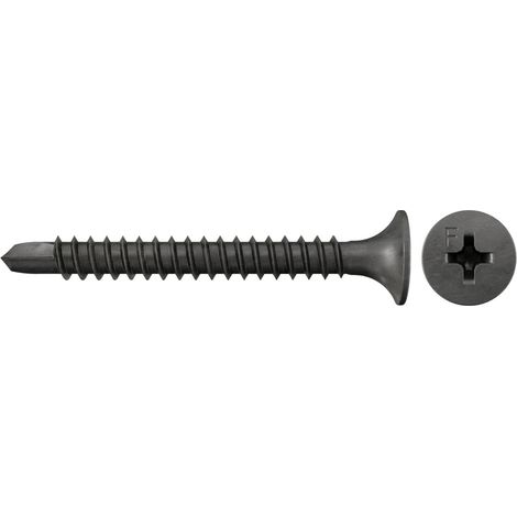 Fischer 1.000x  vite rapida  3,5 x  45 testa  a tromba  fosfatata filettatura  fine impronta  a croce  PH -  665094