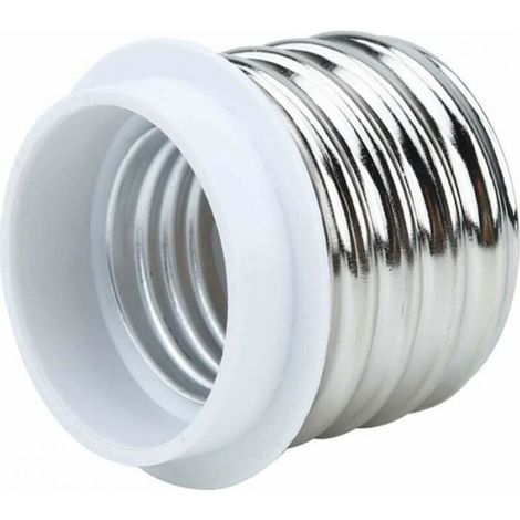 4PCS Adaptateur Douille E40 vers E27, Convertisseur Ampoule LED Halogène, Blanc (1/4)