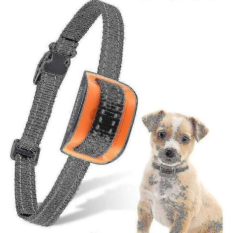Collier anti-aboiement pour chiens, anti-vibration et signal sonore, pour chiens de toutes tailles, collier d'auto-dressage, réglable, 7 modes (1/5)