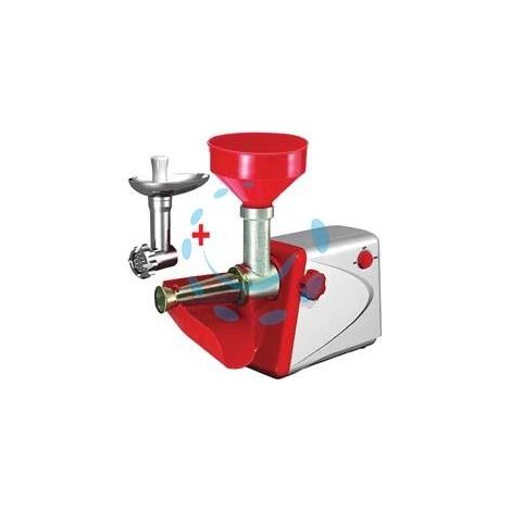 COMBINATO PASSAPOMODORO + TRITACARNE ELETTRICO "ARTUS C25" 385W - 385w