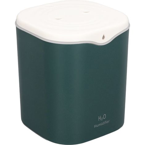 Tisch-Luftbefeuchter, 2-Liter-Wassertank, 2 Betriebsmodi, USB-Anschluss, Doppelnebel, 12 Stunden Befeuchtung, waldgrün, ideal für Schlafzimmer, Büro oder Studentenwohnheim. (1/5)