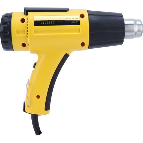 Pistolet à air chaud avec affichage numérique, portatif, température réglable 1100W-1500W L502310 (prise UE 220V) (1/5)
