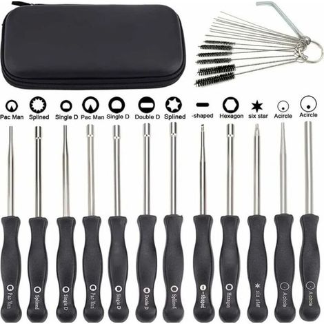 Lot de 12 Outils de réglage de carburateur avec Tournevis acircle pour Petit Moteur 2 Temps pour Husqvarna pour STHIL pour débroussailleuse Echo tronçonneuse (1/5)