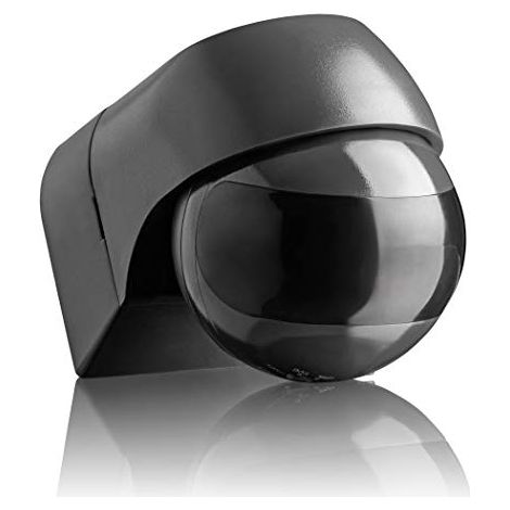 Détecteur de Mouvement Extérieur IP44, Montage en Saillie, programmable, Capteur Infrarouge, Portée 12m/ 180°, LED adapté, orientable, Max. 800W/400W (1/5)