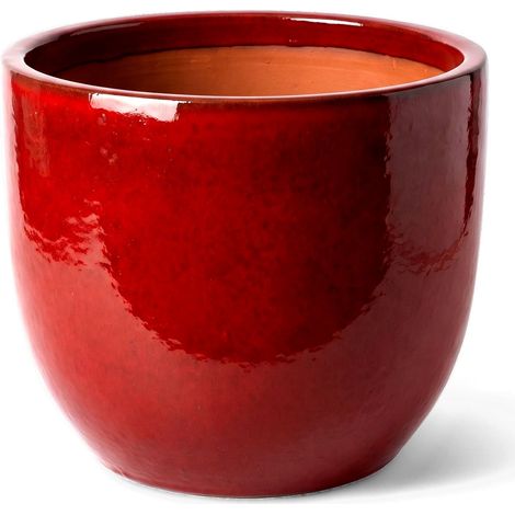 Vaso LANCELOT 48x43cm rosso tropicale (1/2)