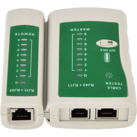 Testeur de Câble RJ45 et Localisateur de Lignes Téléphoniques, Double Fonction (1/5)