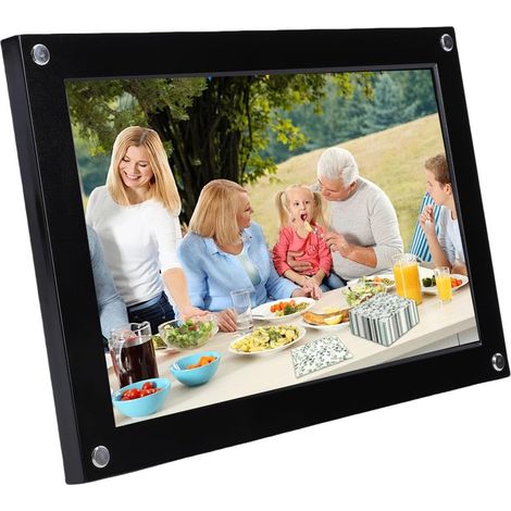 10 Inch Digital Photo Frame with Automatic Rotation (Black) (1/5)