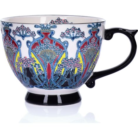 Duka Taza Elegante Gres 400 Ml Azul Negro Andalucía duka (1/5)