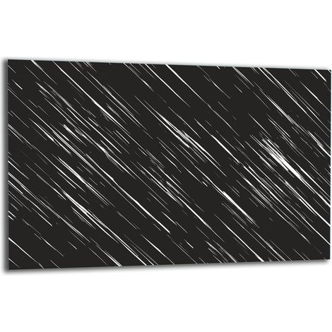 PLAQUE DE PROTECTION EN VERRE POUR CUISINIÈRE 80x52 BANDES (1/5)