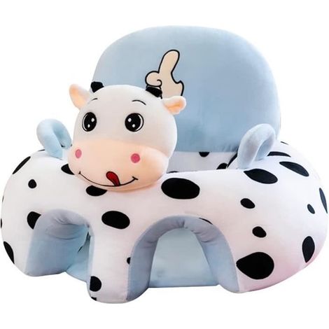 Coussin de Canape Bébé sans Rembourrage, Coussin Assise Bebe Bricolage, Fauteuil pour Enfant en Peluche, Housse de Coque en cuir (1/4)
