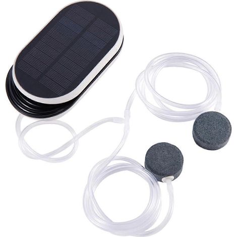Aérateur de bassin solaire avec batterie au lithium et pompe à eau silencieuse, adapté aux bassins de jardin et aux systèmes hydroponiques. (1/5)
