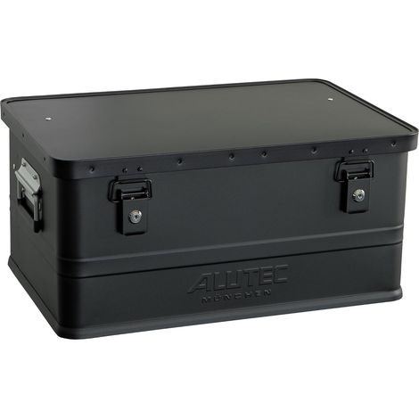 ALUTEC Aluminiumbox Classic 48 Schwarz, 48 ltr., (LxBxH) 550 X 350 X 250 mm