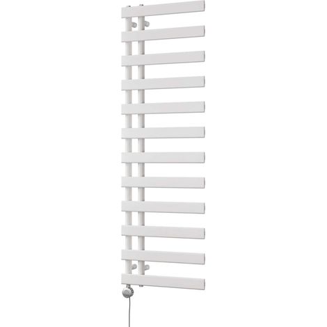 Agar - White Electric Towel Rail H1564mm x W500mm 600w Thermostatic (1/3)