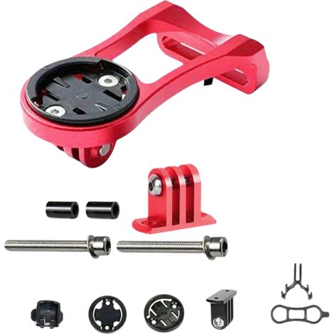 Support Pour Guidon - Extension Pour Support De GPS - Compatible Garmin Edge Et Cameras Sport - Aluminium - Pour Tige De Fourche De Vélo - 1 Pièce (1/5)