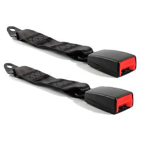 Lot de 2 connecteurs universels à came pour boucle de ceinture de sécurité de voiture de 30 cm, référence 71597 (1/4)