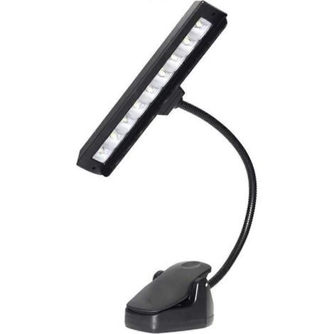Lampe de bureau LED à pince, rechargeable par USB, fonctionnant sur batterie, éclairage multi-angles, lampe de table portable respectueuse des yeux pour la maison, le bureau, la table de chevet et la  (1/5)