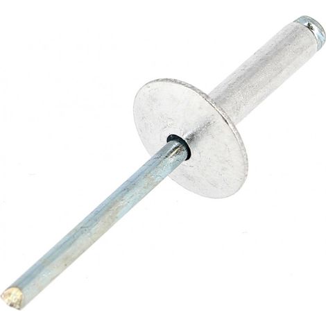 Rivet Aveugle Tête Extra Large 4.8X16 Alu/Acier