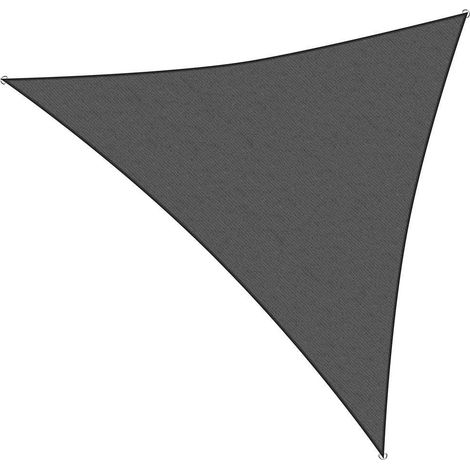Sonnensegel Dreieckig Dunkelgrau 3,6x3,6x3,6 m ProGarden (1/3)