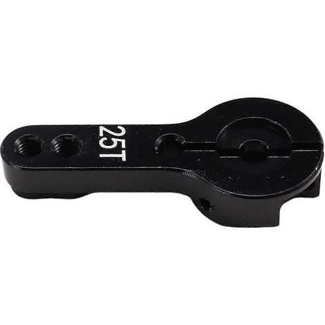 Lot de 5 bras de servo RC en métal M3 25T, bras en aluminium 35 mm, noir (1/5)