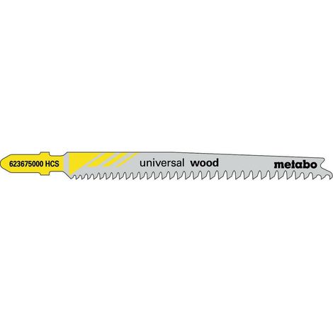 Lame universali per seghetto alternativo legno Nutz-L.91mm con dentatura HCS Z. levigata