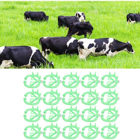 [Nasenring gegen Saugen für Kälber] Preisgünstiger, rutschfester ABS-Nasenring (20er-Packung) (1/5)
