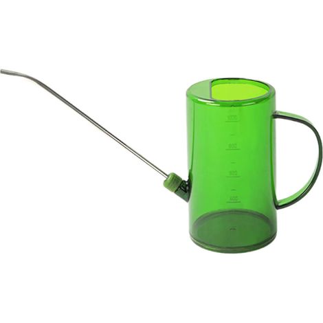 Arrosoir avec poigne ergonomique et long bec extractible vert (1/5)