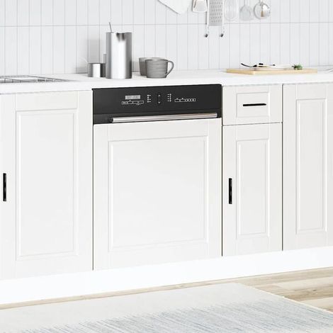 Panneau de Façade pour Lave-Vaisselle, Blanc, 60 x 57 cm, Épaisseur 1,5 cm, Design Moderne et Élégant, Compatible avec les Modèles Standards, Finition Lisse Facile à Nettoyer (1/5)