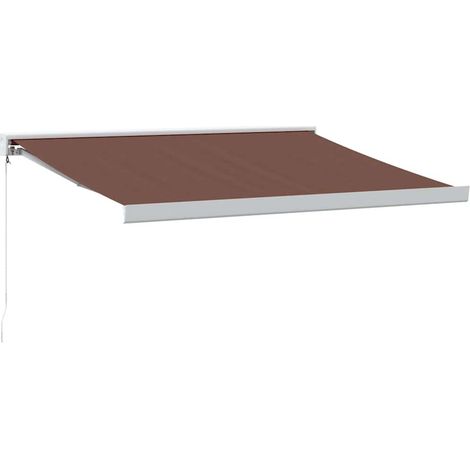 Maison Exclusive - Markise Manuell Braun 350x250 cm
