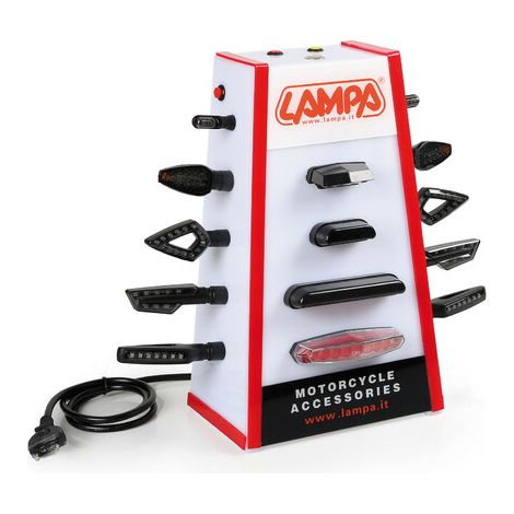 Display da banco pre-cablato per luci a led moto (1/3)