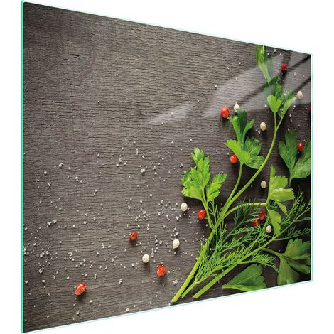 Schneidebrett aus Glas, 52x40 cm, Pfefferstreuer (1/5)